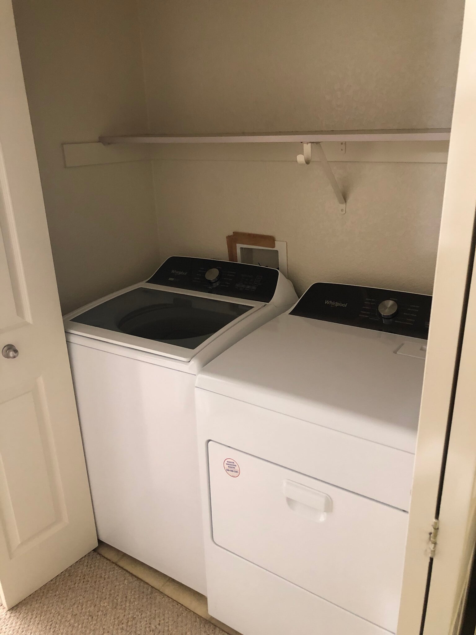 Laundry room located on right down hallway - 10001 Woodcreek Oaks Blvd