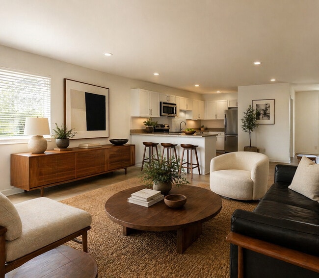 2BR, 2 1/2BA Penthouse Unit 312 Living Area - The 700
