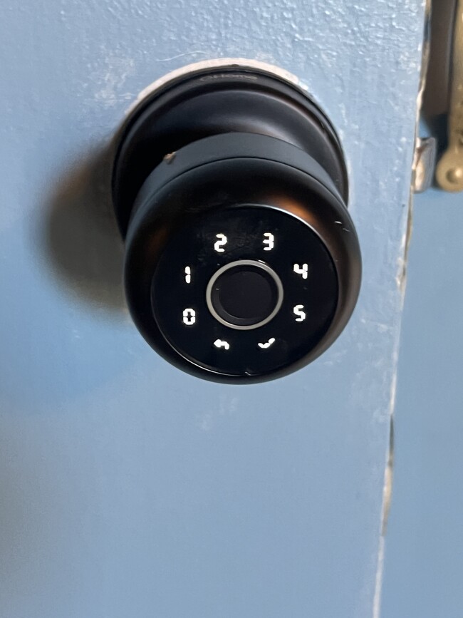 keypad door lock - 1123 11th St