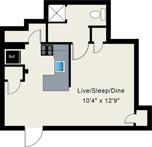 Floorplan - Reside on Wellington