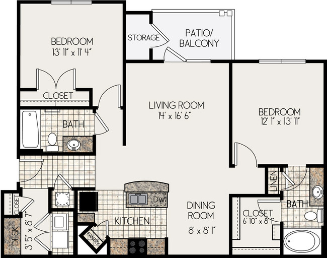 B3 Floorplan - Clairmont at Brier Creek