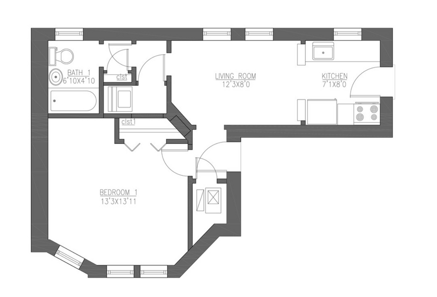 Floor Plan - 2807 W Lawrence Ave