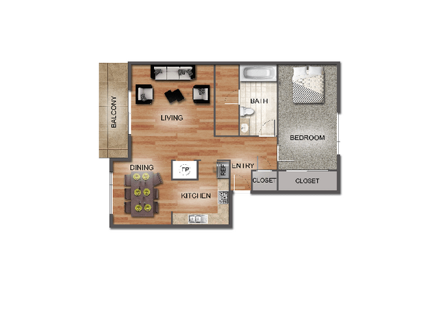 Floorplan - Brookstone Apartments