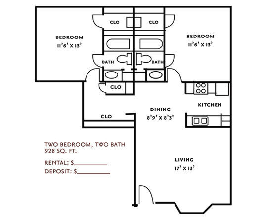 Floorplan - 7979 Westheimer Apartments