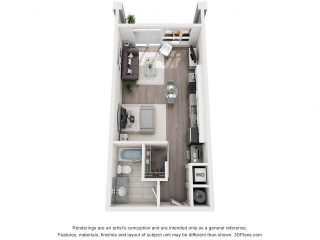 Floorplan - Lofts at South Lake