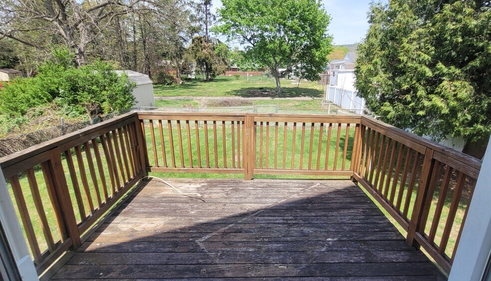 rear yard and deck - 1409 3rd Ave
