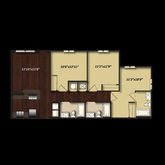 3BR/3BA - Campus Village at College Station