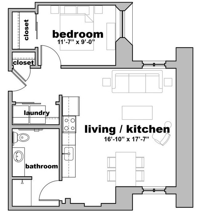 Floorplan - Lofts on Prospect