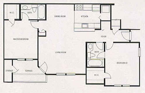 Floorplan - Central Park A MetroWest Condominium