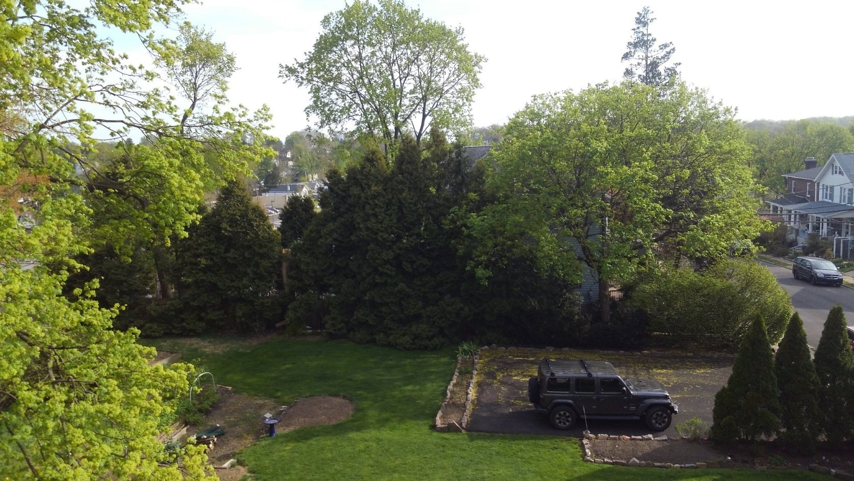 Backyard & parking area - 2116 Old Welsh Road