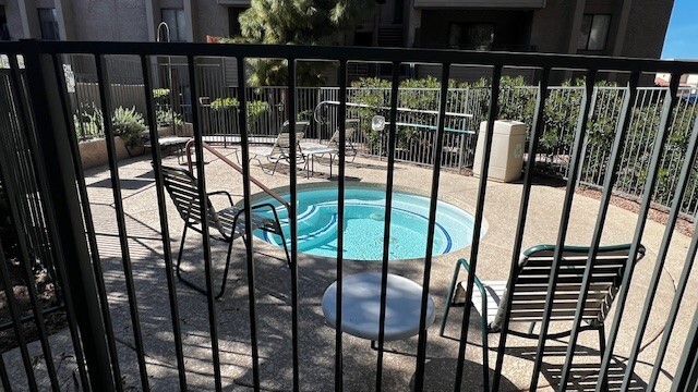 Jacuzzi right in front of unit - 7777 E Main St