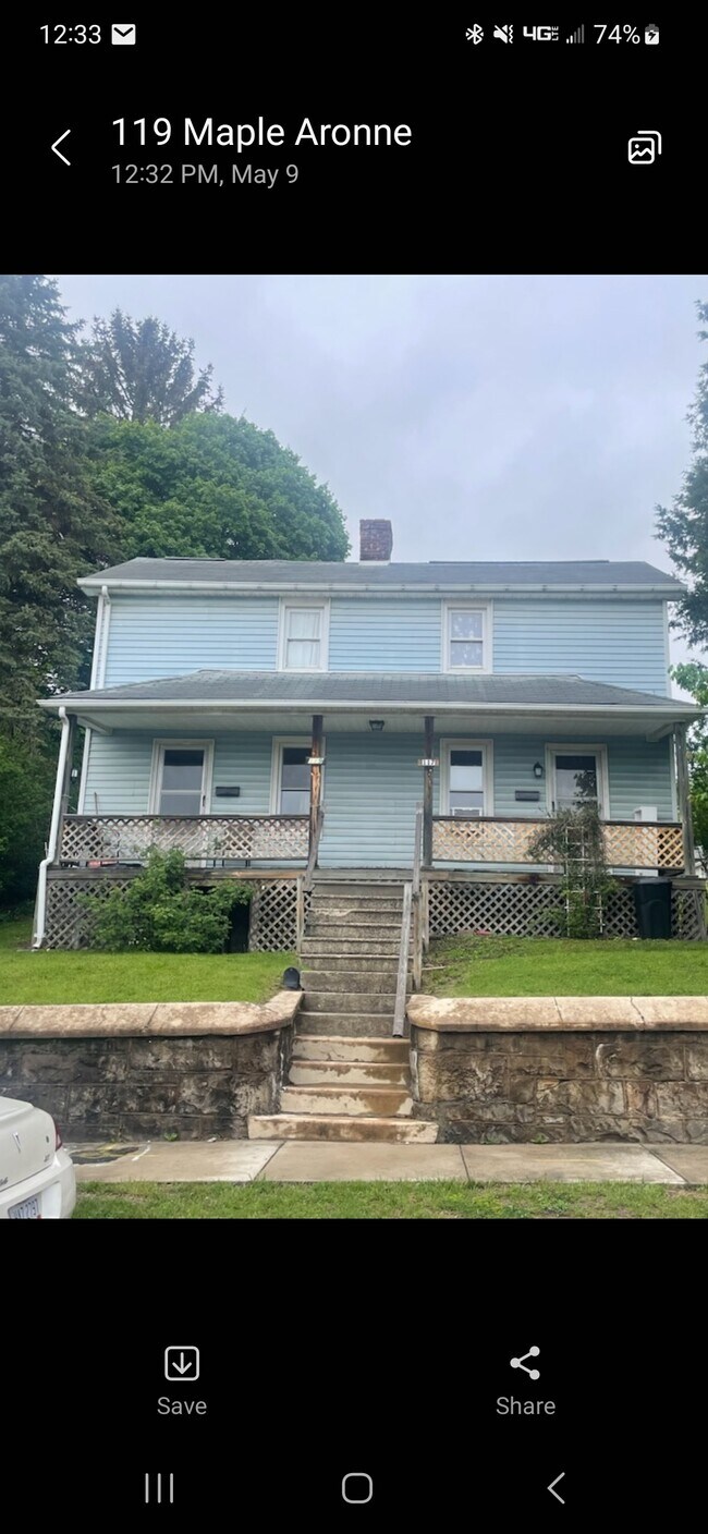 Left side of duplex - 119 Maple St