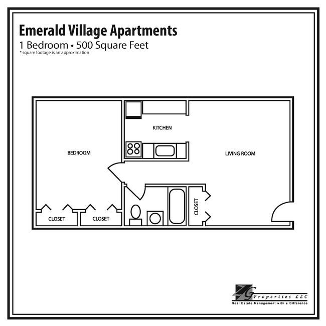 Floorplan - Emerald Village Apartments