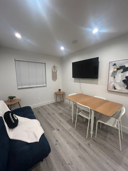 Living Room Cozy and Cute - 8549 Elizalde Ave