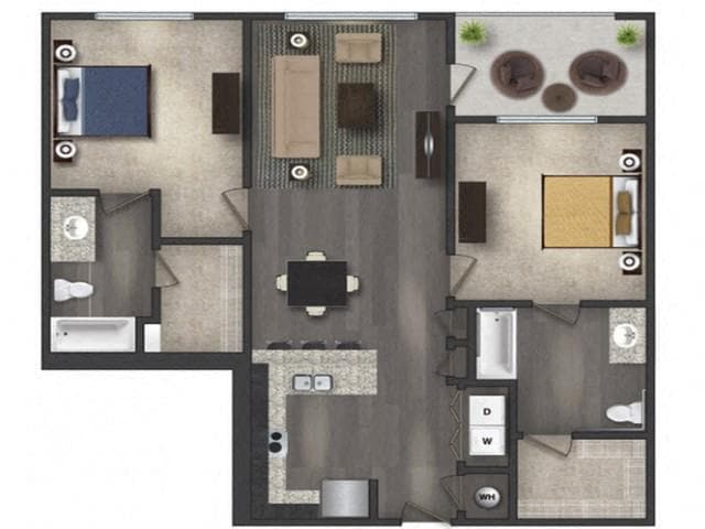 Floorplan - Flats on 4th