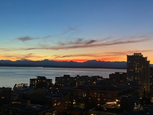Sunset view from Maser Bedroom Balcony - 2201 3rd Ave