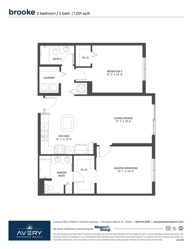 Floorplan - Saba Pompano Beach