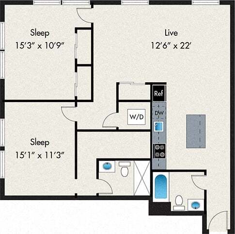 Floorplan - The Lofts at Gin Alley