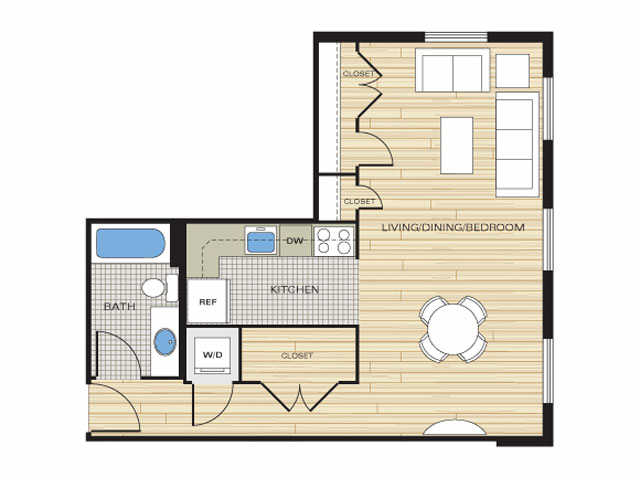 Floorplan - Clayborne Apartments