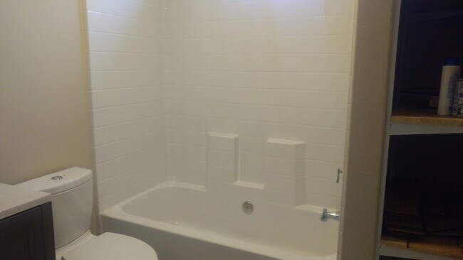 One of the 2nd floor bathrooms with storage - 1177 Nelrose Ave