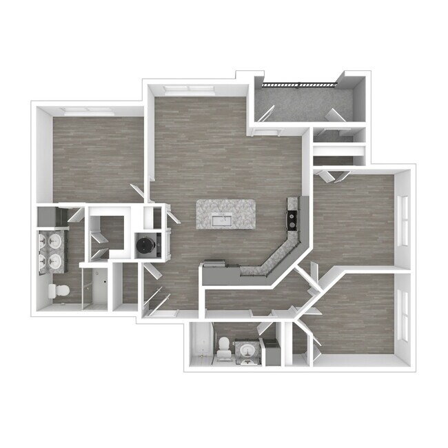 Floorplan - Palladium Park Row Katy