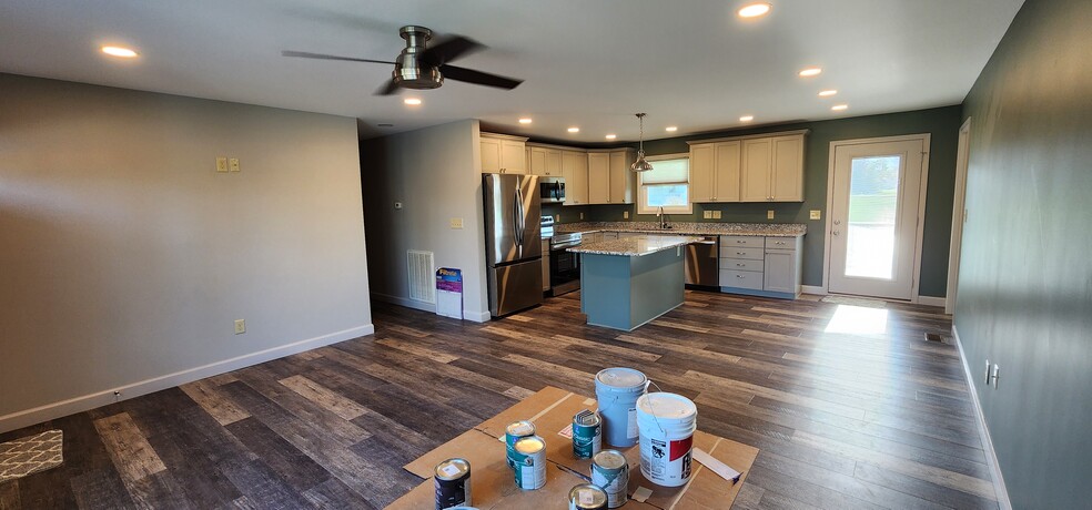 Kitchen from Livingroom - 420 Hill Ave