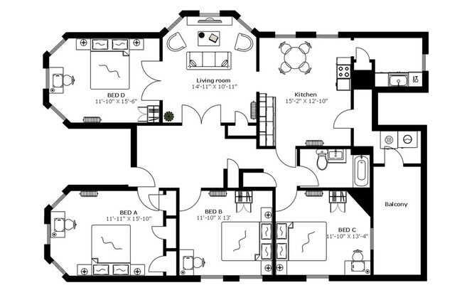 Building Photo - Room in Shared 4 bed/1 bath home in Dorchester Center