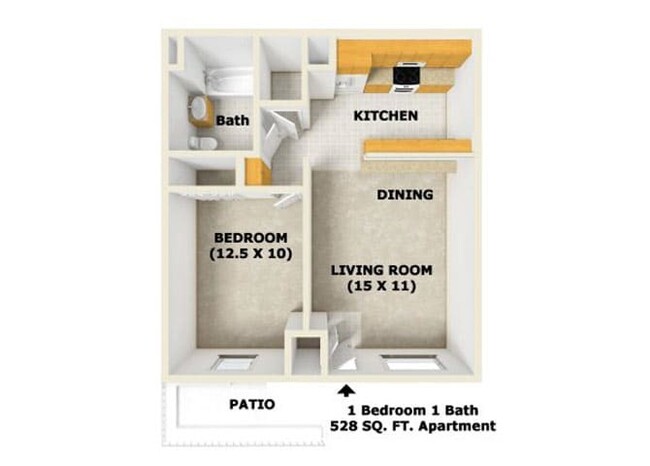 Floorplan - Temescal Apartments