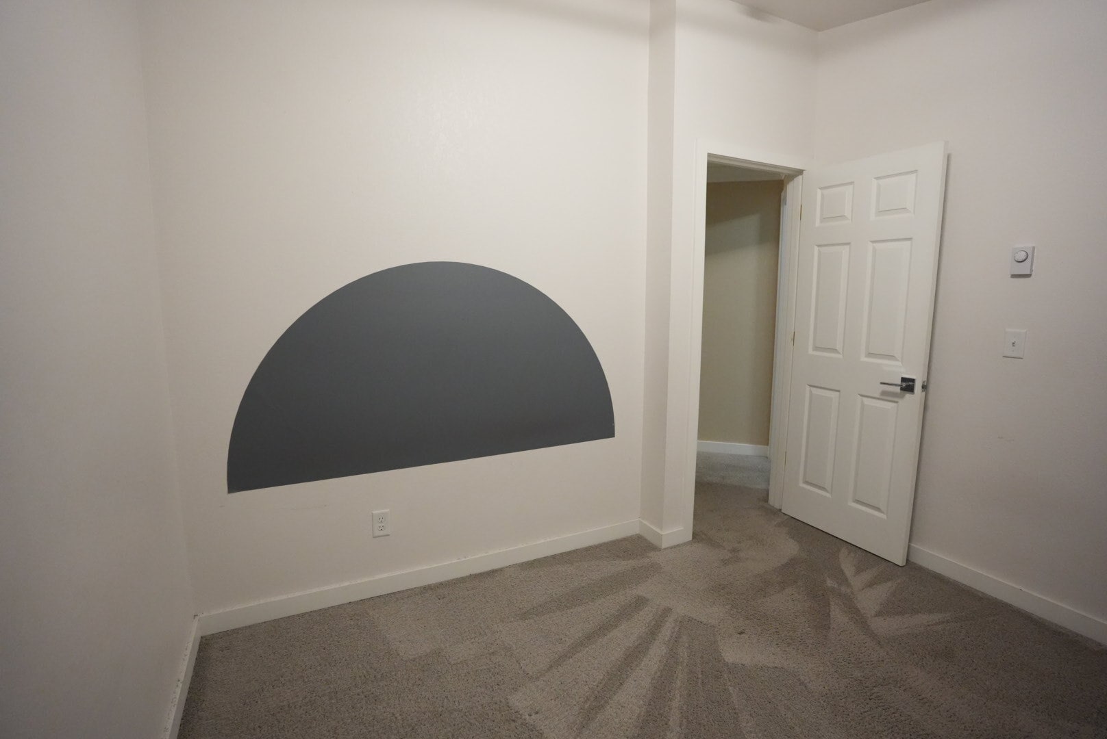 Updated Bedroom 3 - White walls with headboard sticker - 23410 18th Ave S