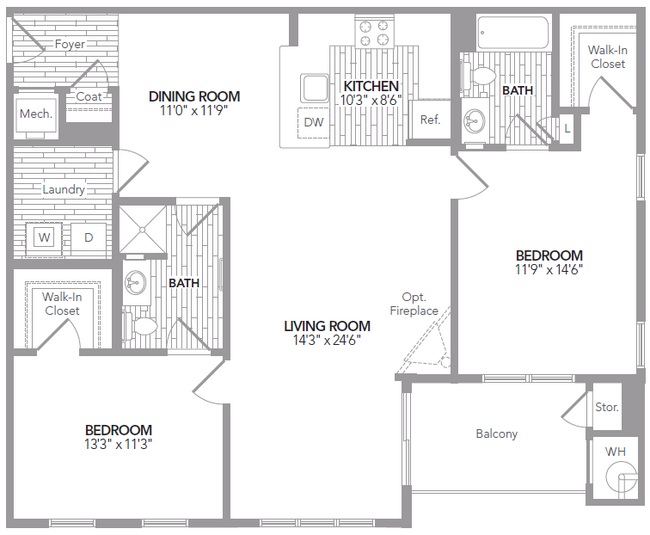 Floorplan - The Elms at Shannon's Glen