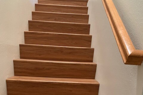 Stairs to second floor - 1255 Los Robles N Ave