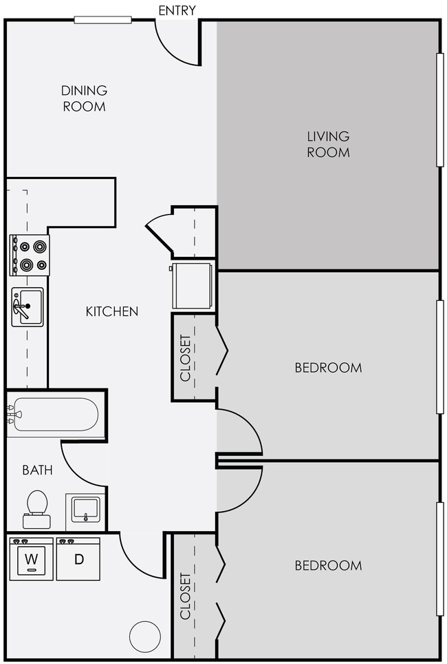 Floorplan - Parkway Flats