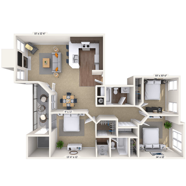 Floorplan - MAA Fifty-One