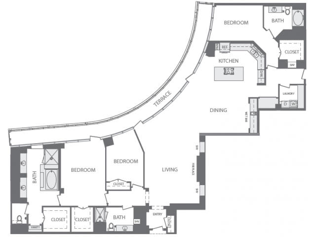 Floorplan - Hanover Post Oak