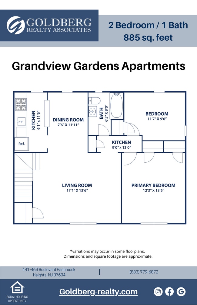 Floorplan - Grandview Gardens Apartments