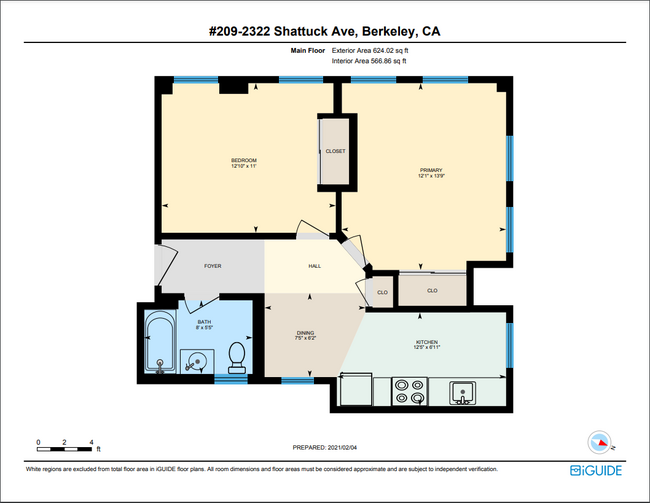 Floorplan - Shattuck Apartments