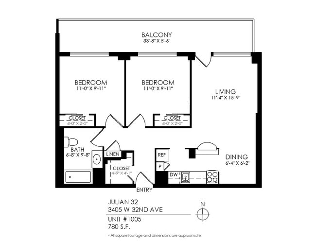 Floorplan - Julian32 at Highlands Square