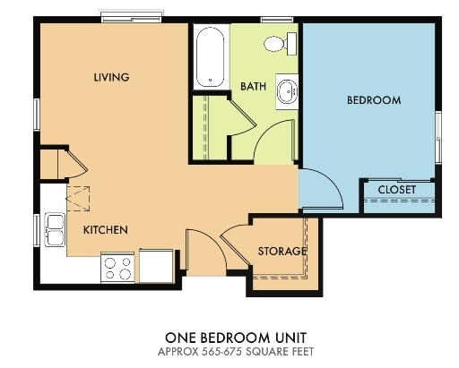 1BR/1BA - McCallister Village