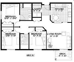 3BR/2BA - Amber Fields Apartments