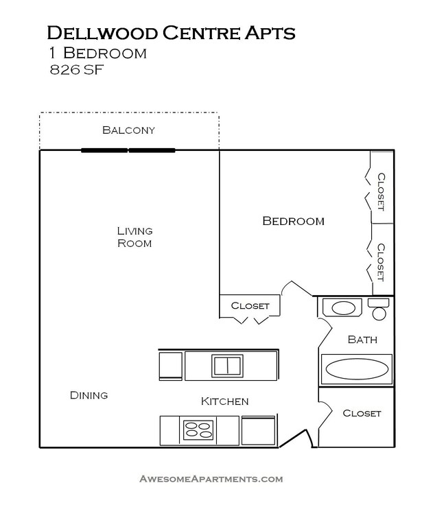 Floorplan - River Ridge Apartments