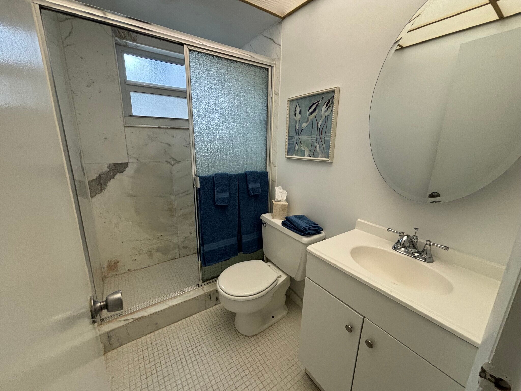 En suite guest bathroom. - 6000 N Ocean Blvd