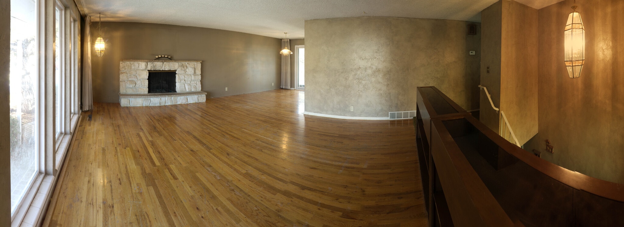 Living room and dining room - 730 East 2780 North