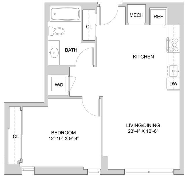Floorplan - The Modern at Art Place