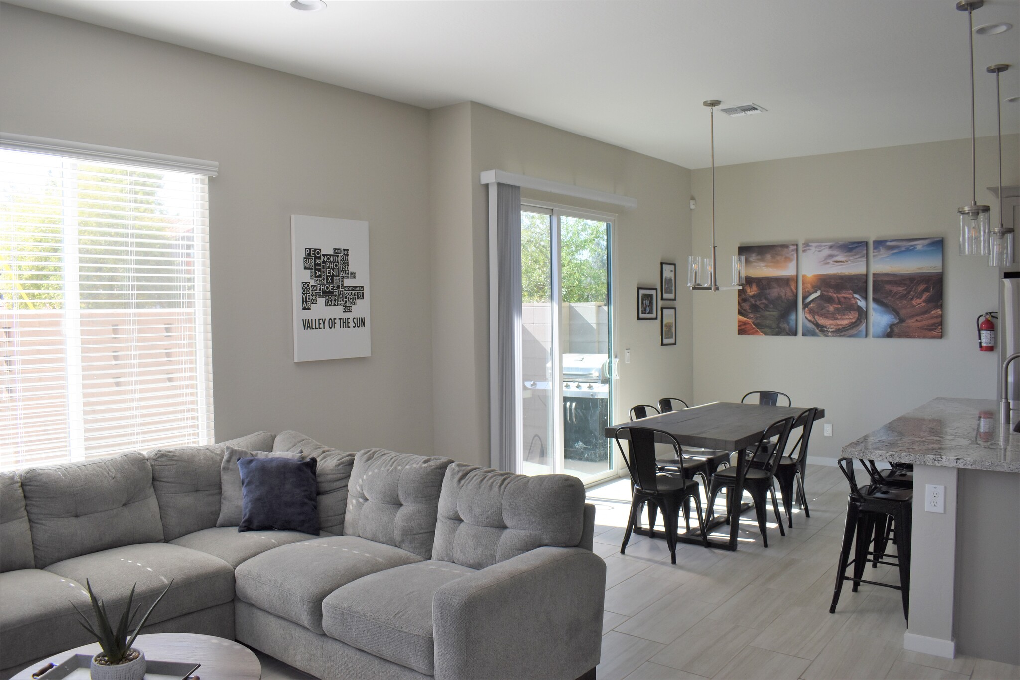 Living Room & Dining Room - 901 S Smith Rd