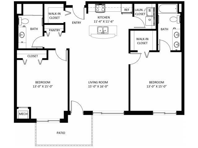 Floorplan - The View at Long Lake