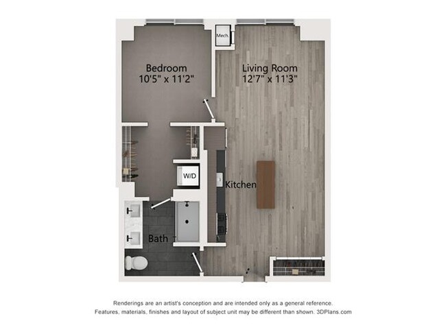 Floorplan - Evo Union Park Apartments