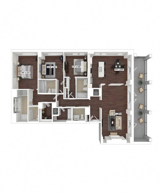 Floorplan - The Woodley