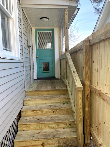 Back porch/door - 228 E 52nd St
