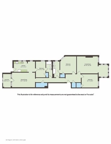 Floorplan - 5229 S. Drexel Avenue