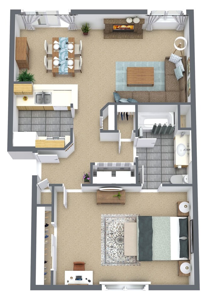 Floorplan - Maple Ridge Apartments